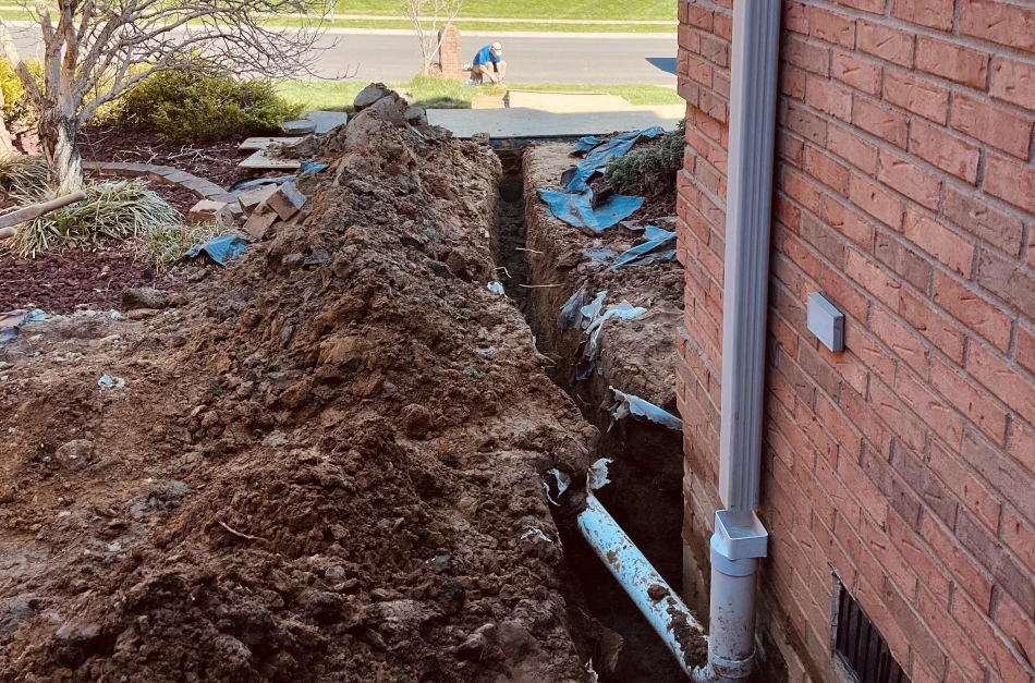 SP gutter discharges